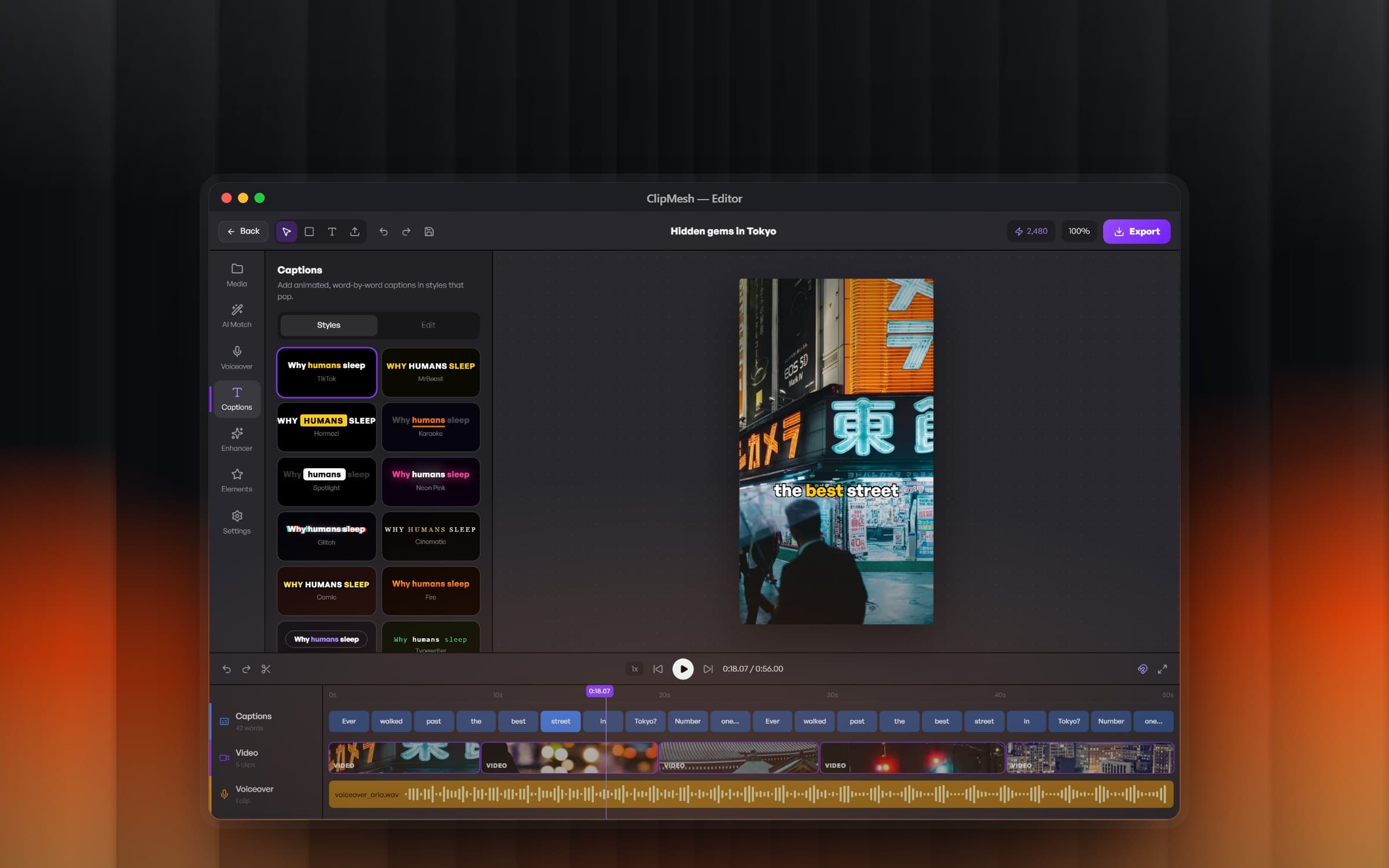 ClipMesh — AI video studio